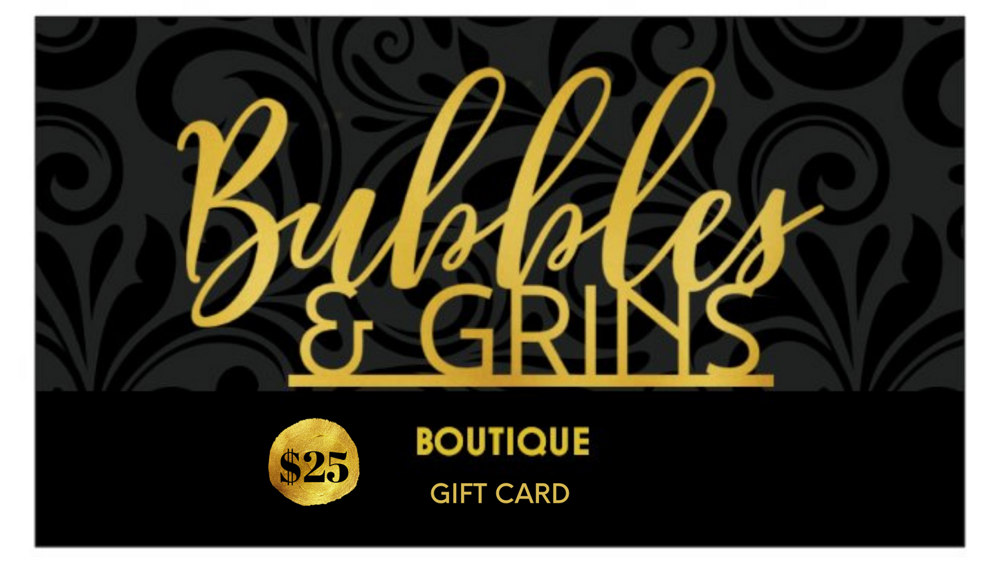 Carte cadeau Bubbles & Grins
