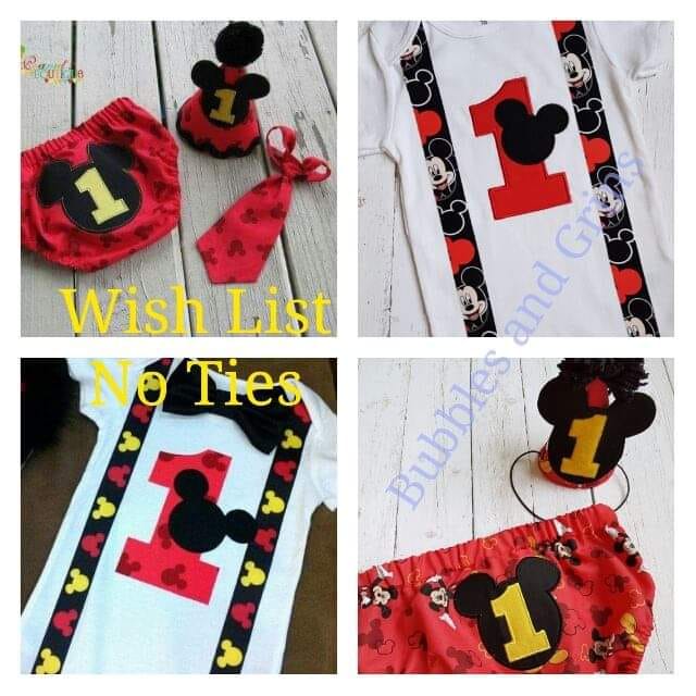 From wish list to reality!  Let me create your One of a Kind customized birthday set.  